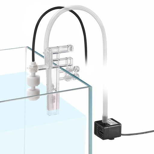 水槽用 ✍シンプル、完全、スマート自動トップオフシステム、水槽の給水システム、超簡単なインストールとメンテナンス。移動を防止するための厚さ5/8 "(16 mm)までの厚さの耐久性のあるPC素材ホルダー用の水槽に適しており、ホルダー上の調整可能なブラケットはさまざまな水位を可能にします。 ✍過充填防止用の精密デュアルフロート水位センサー。水が最低水位を下回ると、電力が作動し、ポンプが自動的に作動し、水位が最高に達すると遮断されます。 2番目のフロートボールは、最初のフロートボールが故障したときに機能します。 ✍サイフォンブレイク。サイフォンブレイクはオプションの取り付け部品です。ディスプレイタンクの水位は貯水池よりも高くすることをお勧めします。給水管の端を水に入れたままにしないでください。そうしないと、ポンプが停止した後にサイフォンが吸い込まれます。給水管の端に取り付けます。 ✍すべての部品を含むプラグアンドプレイ。あなたが必要とするすべてが含まれています、それはまたポンプとETL記載の電源アダプタが付属します。油だめの水位を安全に保ちます。故障する可能性のある可動部品はありません。