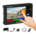 FEELWORLDF5PROX5.5インチ1600nit高輝度DSLRカメラフィールドモニター3DLUT波形タッチスクリーン4KHDMI/Type-C入力1920x1080IPS小型フルHD(F970外付け供給キット付き)