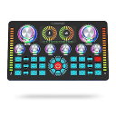 BONKYOオーディオインターフェースカラオケQ7ライブサウンドカード男声女声ボイスチェンジャーオーディオミキサーブルートゥースワイヤレス伴奏StreamYouTubeFacebookTiktok生放送に対応