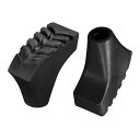 MMETERXITY2個セットトレッキングポール先端キャップ-ケインハイキングポール先端キャップ交換用歩行スティック保護アクセサリーハイキングウォーキングキャンプ用(10.5MM黒)(4)