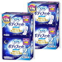 【まとめ買い】ソフィボディフィットスーパーナイトガード夜用羽なし29cm10コ入x4個パック(unicharmSofy)