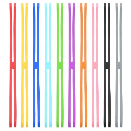 PATIKIL8”Hバンドシリコンラバーバンド10個強力な弾性シリコンバンドラバーラッピングバンド本カメラア..