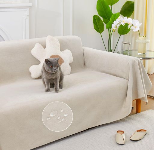 Rakuten - HomeFirstソファーカバー防水犬猫対策滑り止め付きマルチカバー長方形撥水加工ソファカバー1人肘付き肘なし防水ソファーベッドカバーブランケット撥水カバソファーシーツ洗える四季通…