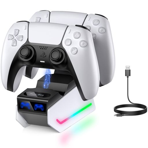 NEWBEEPS5コントローラー充電スタンド2台同時LED指示ランプ付過充電防止USB-Cケーブル付Z15 NEWBEEPS5コントローラー充電スタンド2台同時LED指示ランプ付過充電防止USB-Cケーブル付Z15