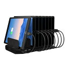 Unitek2022QC3.0*2USB充電ステーション10ポートQC3.0卓上充電スタンド96WPSE認証済10台同時充電1.5A/2.4AスマートIC搭載複数台対応