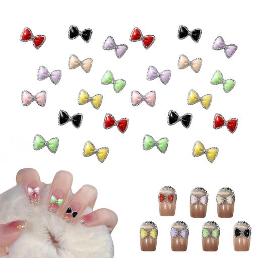 リボンネイルパーツ約70個セット3D立体蝶々ネイルパーツリボンパーツジュエリーパーツ手芸ハンドメイド..