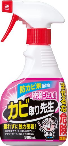 コジット密着ジェル!カビ取り先生(防カビ剤配合)カビ汚れ専用スプレー洗剤300ml