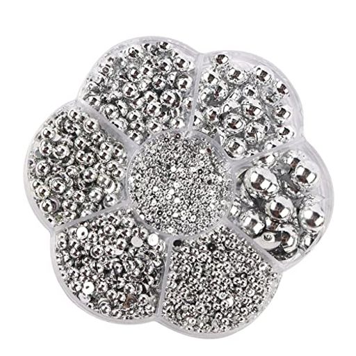 Hitasi半円パール3100粒ABSパールストーンパールスカボション2/3/4/5/6/8/10Mm光沢半球型ネイルアート..