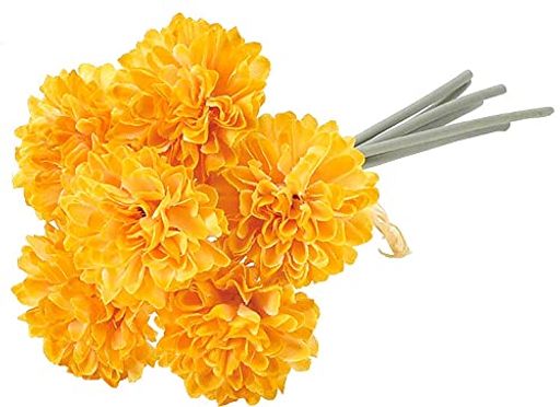 乐天商城 - アスカ(Asca) ASCA 造花 ポンポンマム バンドル (1束6本) ゴールドイエロー A-34240-040Y