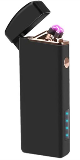 プラズマライター電気usb充電式防風軽量薄型メタルラBBQお墓参り電子ライター