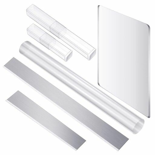 粘土道具6点セット鍋型粘土板アクリル圧泥板貼付スティックセット陶芸向けアクリル擀面杖ハンドメイド..