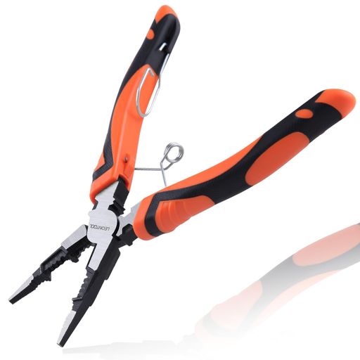 LEONTOOL万能ラジオペンチワイヤーストリッパー多機能ラジオペンチ強力ラジオペンチ偏心テコパワーラジオペンチ先長プライヤーコンビネーションプライヤーロングノーズプライヤー電工…