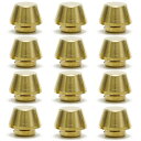 底鋲真鍮無垢ネジ式台形型バッグカバンレザークラフト12個セット(12mm)