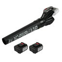 Weytoll充電式ブロワ二枚4.0Ah大容量バッテリ大口径充電式ブロワー21V22500rpm22-40m/s2段階スイッチ調整洗車ブロアー落ち葉除雪庭掃DI...