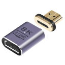 CERRXIAN 8K HDMI 磁気アダプター HDMI 2.1高速マグネットアダプター 8 K 60 HZ 48 GBPS UHDテレビディスプレイテレビプロジェクタコンピュータ対応