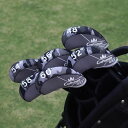CRAFTSMAN(クラフトマン)ゴルフウェッジカバー6枚セット(48°、52°、54°、56°、58°、60°)クラブヘッドカバーメンズネオプレン製伸縮性ある...