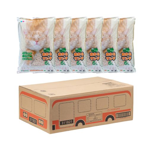インドア 食品原料由来のおからを使った猫砂