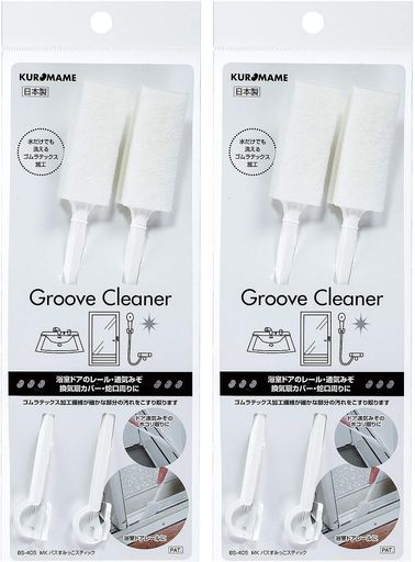 商品サイズ:縦2.2cmx横1.2cmx高さ2.1cm 素材:ABS樹脂・ポリエステル不織布(ゴムラテックス加工) 色:ホワイト 生産国:日本 ゴムの吸着力で水だけ洗浄!ドアレールの溝や通気口の汚れを密着オフ