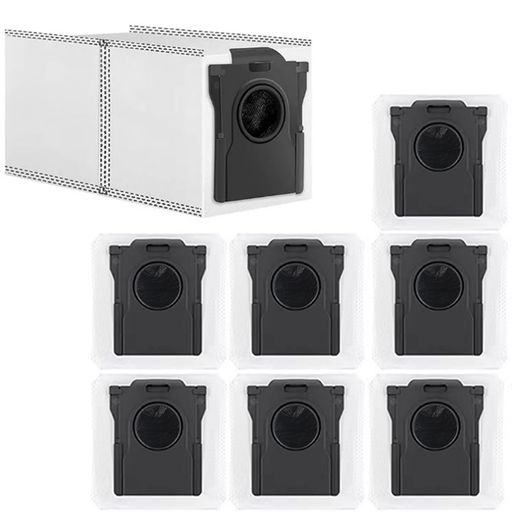 ● 広い互換性 Dreame X30 Ultra、X40 Ultra、X50 Ultra、L10s Pro Ultra、L10s Ultra Gen 2、L40 Ultra、L30、L20 Ultra などの自動ゴミ収集ステーションに対応した交換用ダストバッグです。 ● 活性炭入りで抗菌・消臭 バッグ内部に活性炭フィルターを採用し、嫌なニオイや細菌の発生を抑制。ゴミ捨て時も快適に使用できます。 ● 大容量で長持ち 大の大容量設計で、ペットの毛・ホコリ・ゴミをしっかり収集。交換頻度を減らし、毎日の掃除をより効率的に。 ● しっかり密閉・ホコリ漏れ防止 多層構造フィルターと密閉設計により、微細な粉じんの漏れを防ぎ、衛生的で安全に使用できます。 ● 8枚セットでコスパ抜群 交換用ダストバッグが8枚セットになっており、日常のメンテナンスを長期間サポート。まとめ買いで経済的です。