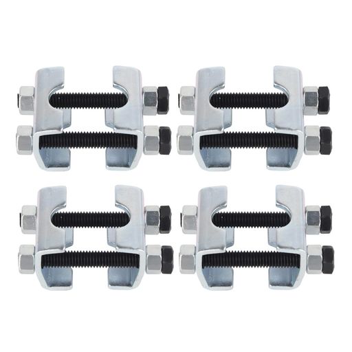 ミニコイルスプリングコンプレッサースプリングスペーサー4個セット2ウェイ調整可能カーボン鋼製耐久性のあるショックアブソーバーツール小型カーショックに最適緩やかな硬度調整も…