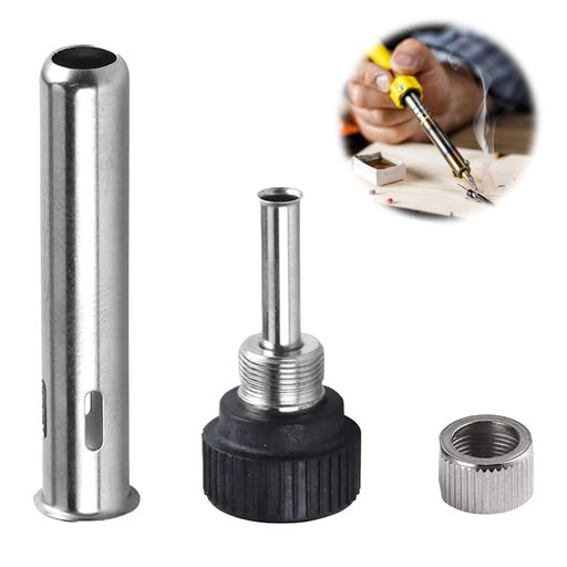 はんだハンドルスリーブ3個セットはんだ付けステーションアイロンハンドルアクセサリーこて先ブッシュ..