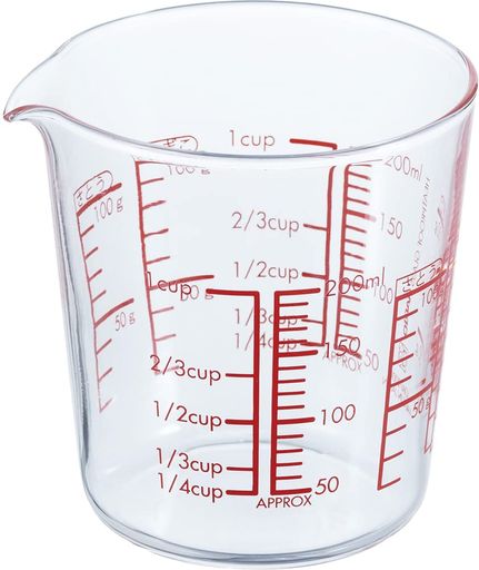 Rakuten - HARIO(ハリオ) 日本製 耐熱ガラス製 メジャーカップ 200ml MJC-20-R-BK