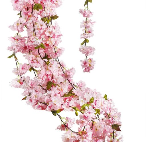 himsyuden桜の藤ガーランド2本セット桜の花造花枯れない桜春の花人工観葉植物桜まつりお花見壁掛けパー..
