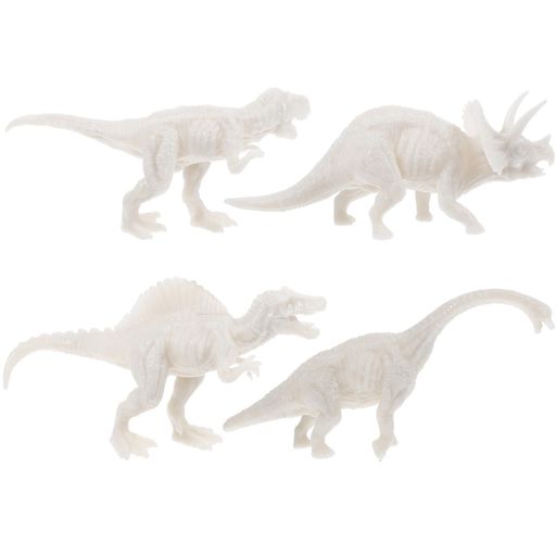 🦖【4 種類恐竜セット】ティラノサウルス・ブラキオサウルス・トリケラトプス・スピノサウルスの恐竜 4 種を同梱,“恐竜好きの子供の興味を一気に引き”,長時間楽しめる。 ✨【白地塗装用モデル】無地の白色モデルで,クレヨン・水性ペンなどで “自分好みの恐竜を彩れ”,子供の創造力と色感を鍛える DIY に最適。 💎【3D リアル造型】恐竜の肌の凹凸や姿勢をリアルに再現した 3D デザインで,塗装後に “本物っぽい恐竜模型” に変身,子供の成就感を大きく高める。 🌟【学習として】4 種類の恐竜名を覚えながら塗装することで,“遊びながら恐竜の種類や特徴を学べ”,早教科的な効果も期待できる。 🔧【軽量設計】プラスチック素材で無毒・角が丸みを帯び,軽量なので “子供が長時間持っても疲れにくく”。