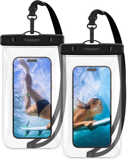 SPIGENスマホ防水ケース小物IPHONEANDROID最大8.2インチ対応タッチ可顔認証密封、水中撮影お風呂温泉釣り海に適用IPX8認定完全防水ネックストラップ付属AMP03098(クリスタル・クリア) SPIGENスマホ防水ケース小物IPHONEANDROID最大8.2インチ対応タッチ可顔認証密封、水中撮影お風呂温泉釣り海に適用IPX8認定完全防水ネックストラップ付属AMP03098(クリスタル・クリア)