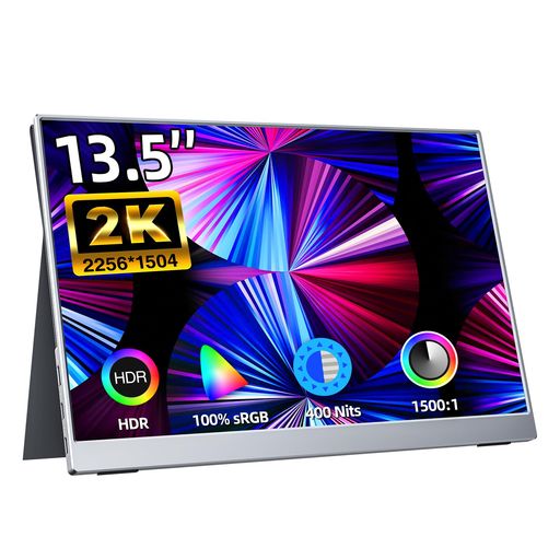 モバイルモニターKKSMART13.5インチ超薄型超軽量450G狭額縁高輝度400NITS100%色域アルミ合金製筐体画像比自動適合非光沢IPSパネル2K解像度(2256X1504)NK-135 モバイルモニターKKSMART13.5インチ超薄型超軽量450G狭額縁高輝度400NITS100%色域アルミ合金製筐体画像比自動適合非光沢IPSパネル2K解像度(2256X1504)NK-135