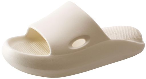 [Alvisto]理学療法士推奨スリッパ室内サンダル4cm超厚底エアースリッパルームシューズレディースメンズベランダバストイレ超軽量静音防滑柔らか抗菌防臭EVAairslippersアイボリー25.0-26.0cm