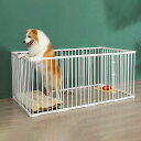 ペットサークル犬サークルケージ小型おしゃれペットフェンスドア付きDIYゲージペット柵室内ドッグサークル12面簡単組み立て工具不要アウトドア留守番取り付け簡単シン...