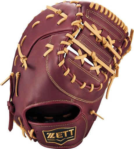 ゼット(ZETT)軟式野球ファーストミットソフトステア左投げ用ボルドーブラウンxパステルブラウン(4032)BRFB35513F