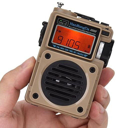 HANRONGDA BLUETOOTHԡ BCL饸 MICROSDб FM/AM/û/磻FMб ż MP...