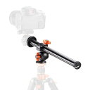 K&FCONCEPT三脚ブームアームカメラ延長ポール中心軸360度回転水平撮影長さ300MMチューブ径25MM耐荷重5KG一眼レフやビデオカメラ/ボールヘッド/...
