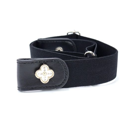 [Cirsaeur]ノーバックルベルトレディースベルト裏技ベルトゴムベルト2way着脱楽ちんサイズ調整可能穴な..