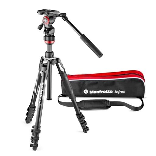 マンフロット(Manfrotto) befree live アルミニウムL三脚ビデオ雲台キット ミラーレス一眼 運動会 旅行 ブイログ MVKBFRL-LIVE