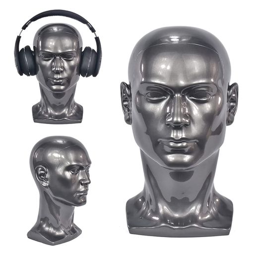 BLTYXTPVC男性ボディモデルヘッド専門マネキントレーニングヘッドヘッドヘッドヘッドヘッドヘッドヘッ..