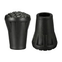 MMETERXITY2個トレッキングポール先端キャップ-ケインハイキングスティック先端交換用歩行スティック保護アクセサリーハイキングウォーキングキャンプ用(10.5mm黒)