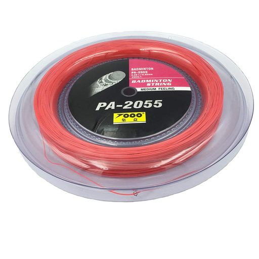 バドミントンストリングスロール200M良いコントロール弾性(0.68MMプラスマイナス0.02MM)バドミントンガット(赤)