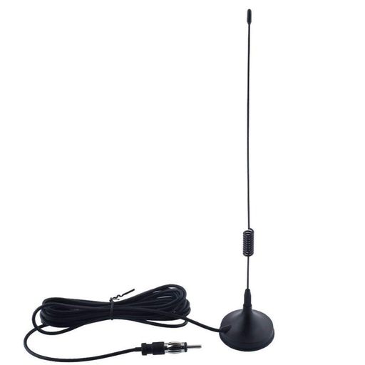 ChasleanユニバーサルカーAM/FMラジオアンテナ空中ステレオ信号トランクフェンダーマウントブラック