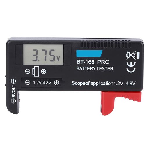 【広範囲電圧 、多種電池に完全適合】本バッテリーテスターは 1.2V~4.8V に加え 9V 電池にも対応した汎用設計で、CR2032、LR44、L736 などの小型ボタン電池をはじめ、6F22 角型電池、単三、単四、C、D 形乾電池、、、、10440 といったリチウム電池まで幅広くカバーします。 【数秒で高精度な容量測定】視認性に優れた LCD 画面を搭載したデジタルバッテリーテスターは、わずか数秒で測定が完了します。電池残量を数値で明確に表示するため読み取りが簡単で、従来の目視判定よりも迅速かつ正確に状態を把握でき、日々の点検作業の時間を大幅に節約できる信頼性の高いバッテリー容量テスターです。 【自動状態判定】内蔵の検知機能により、電圧からバッテリーの状態を「良好」「低容量」「交換推奨」の 3 段階で自動判定するデジタルバッテリー負荷テスターです。簡単に電池容量の高低を見極められるため、まだ使用可能な電池を誤って廃棄するトラブルを抑え、資源を有効活用できます。 【ABS樹脂製】本体は丈夫な ABS 樹脂で製造され、耐久性に優れ長期間安心して使用できます。