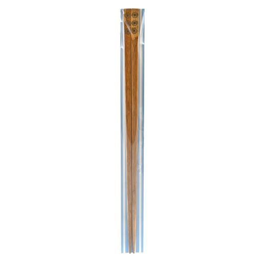 ヤクセル 木製菜箸 30cm (レトロマーガレット)