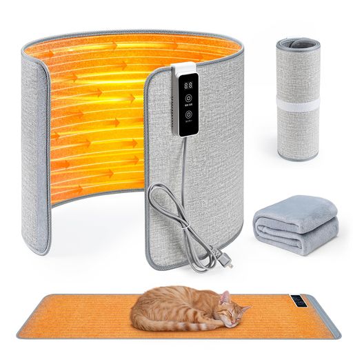 【2026改良モデル・猫も虜】OSUDRYパネルヒーターホットカーペット3WAY仕様(立てる・平置き・巻く)全方..