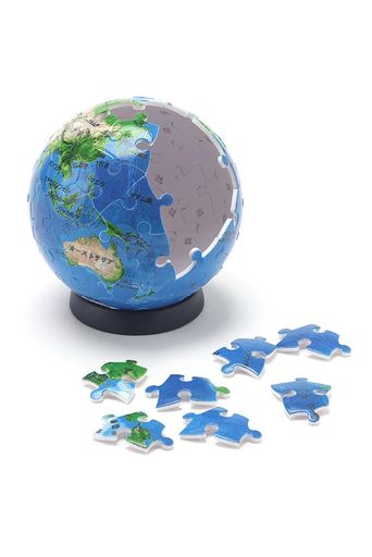 やのまん(Yanoman) 60ピース ジグソーパズル 3D球体パズル KAGAYA 地球儀 THE EARTH Ver.2 2003-502 (直径約7.6cm) 台座付き 解説書付き