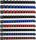 Gunplaソケットホルダー9PCS差込角6.35mm(1/4”)差込角9.5mm(3/8”)差込角12.7mm(1/2”)129コマソケット収納