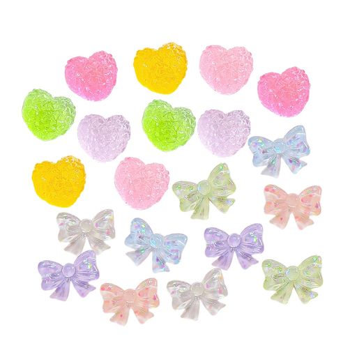 デコパーツミックス小さめミニチュアレジンデコ貼り付けデコレーションパーツアクセサリーパーツデコカ..