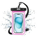 JOTO防水スマホケースIPX8認定お風呂海プール温泉首掛け式ドライバッグ登山お釣り時の防塵・防水対策最大7.0”スマホに対応可能適用端末:iPhone1615141312MiniProMaxHuawei