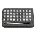 サムコス打刻印アルファベット工具刻印セット1セットポンチアルファベットキットレザークラフト用手作りDIY革製品数字英字36点セット6.5mm