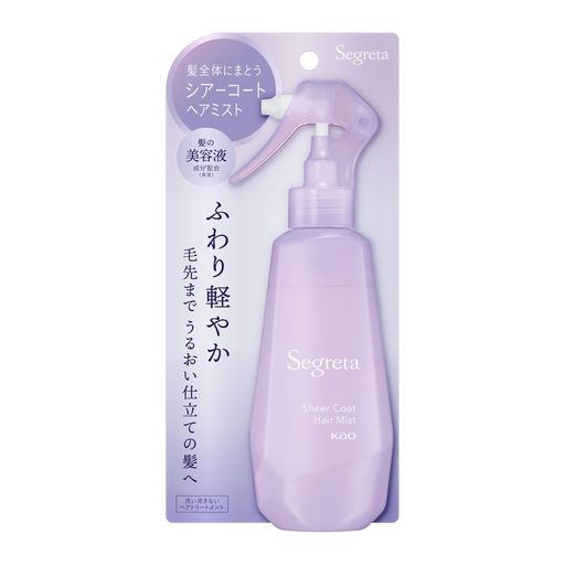 髪全体にまとう シアーコート ヘアミスト 髪の美容液 成分*配合 (保湿) ヘアミスト 根元からふんわり 髪のコアから美しく。 大人の髪にハリ満ちる